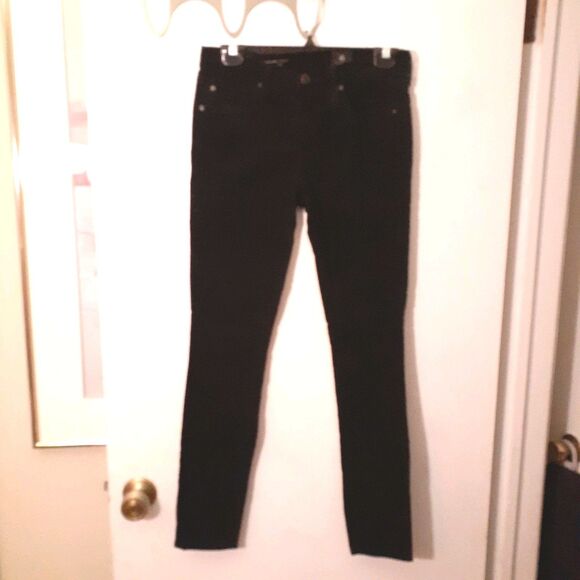 Adriano Goldschmied AG The Legging Ankle Super Skinny Black Pants  Size 26R 26 R - Picture 6 of 14